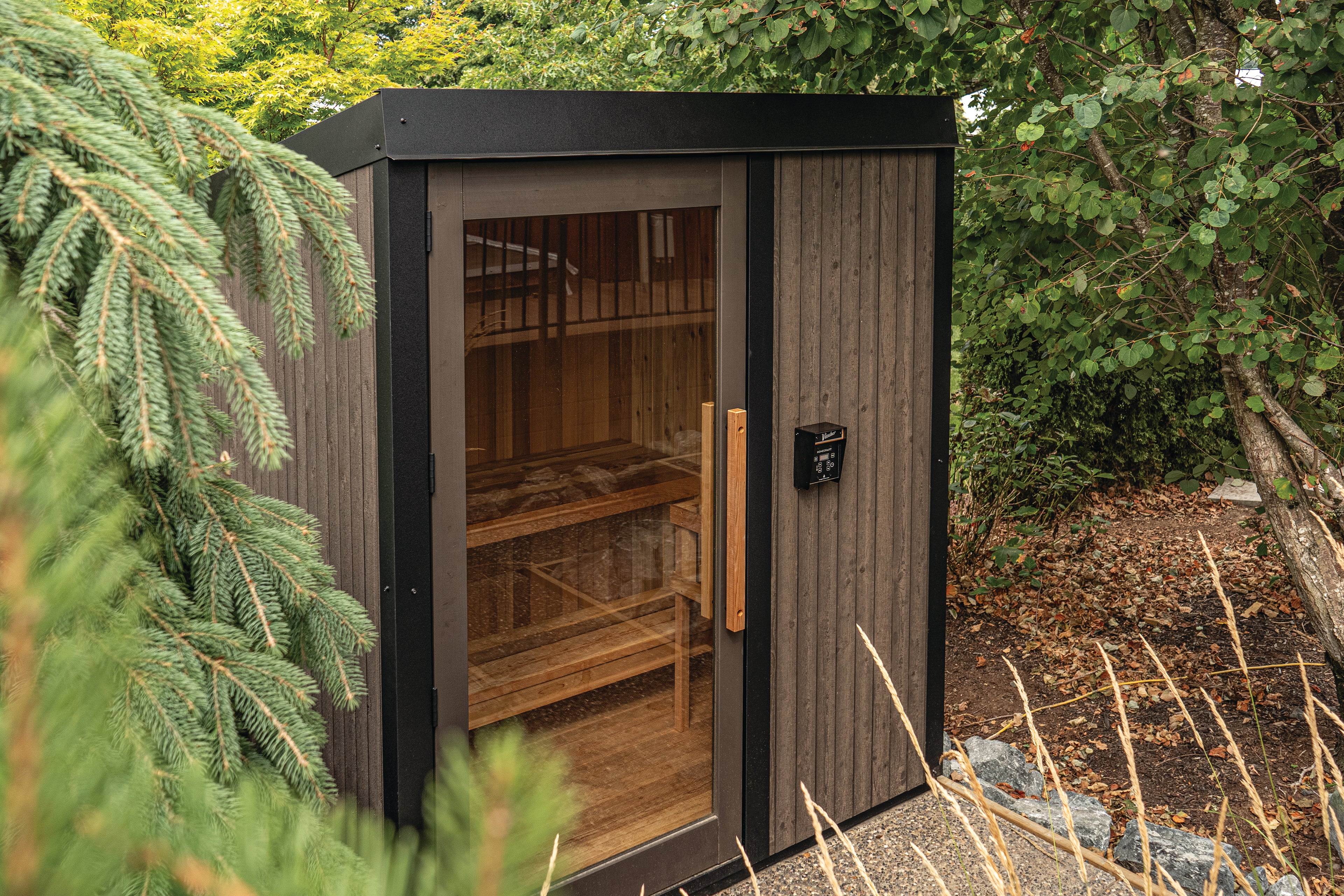 Western Red Cedar Outdoor Sauna