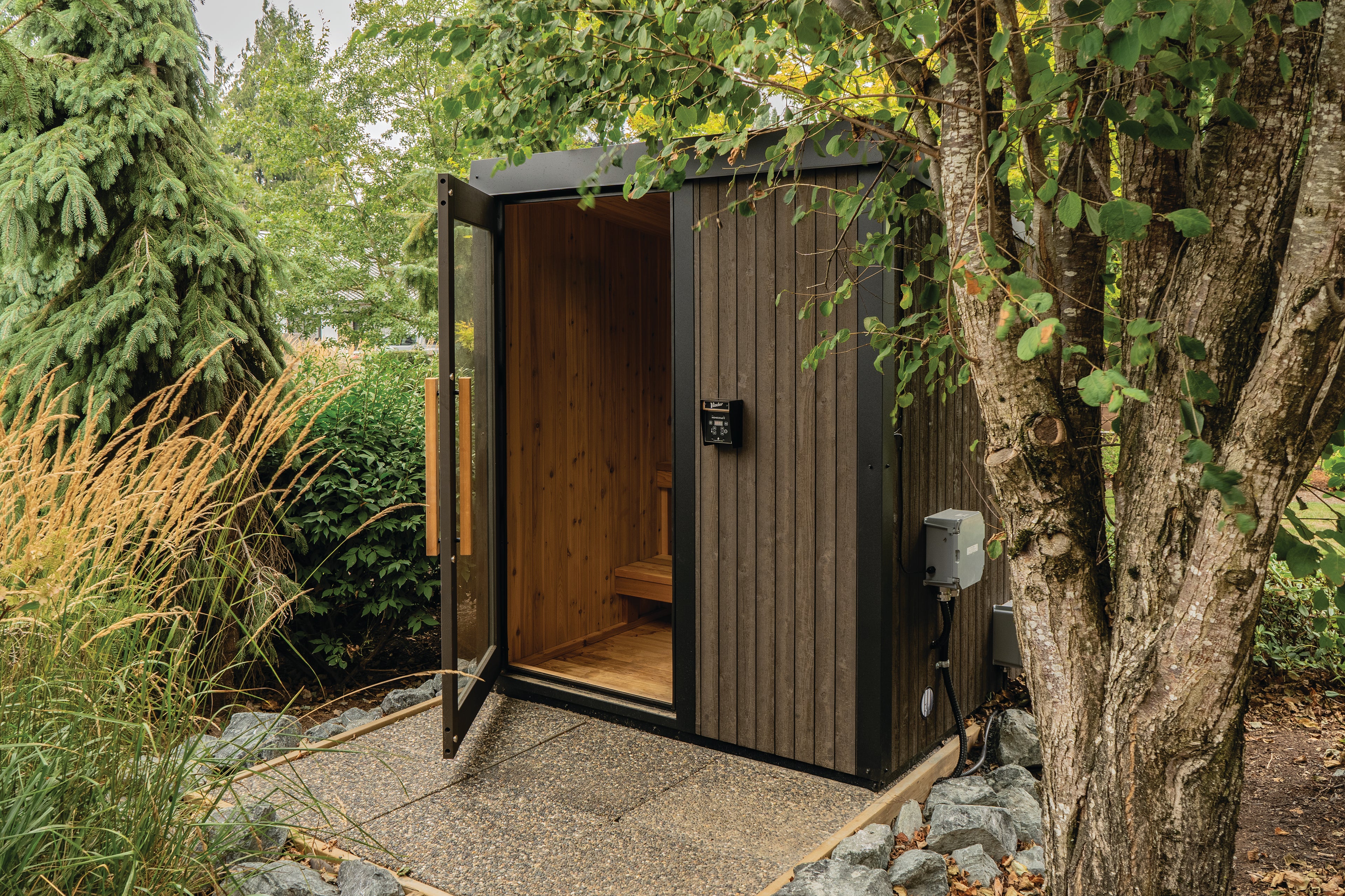 Western Red Cedar Outdoor Sauna