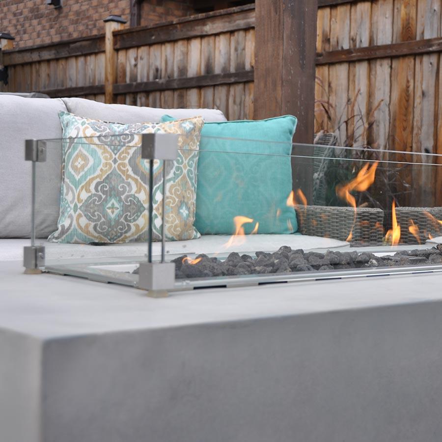 Granville Rectangle Fire Pit Ng